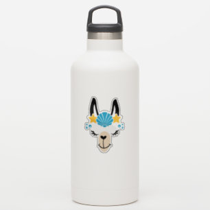 Funny Llama Summer Beach Sticker