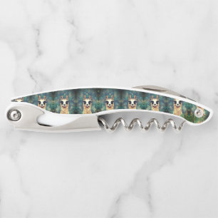 Funny Llama Waiter's Corkscrew