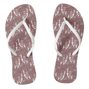 Funny Llamas Pattern Thongs