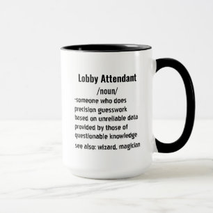 Funny Lobby Attendant Definition gifts Mug