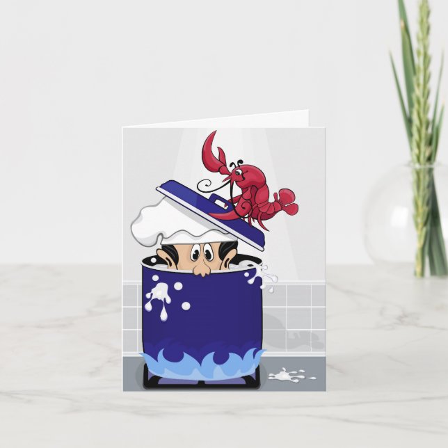 Funny Lobster Card (Front)