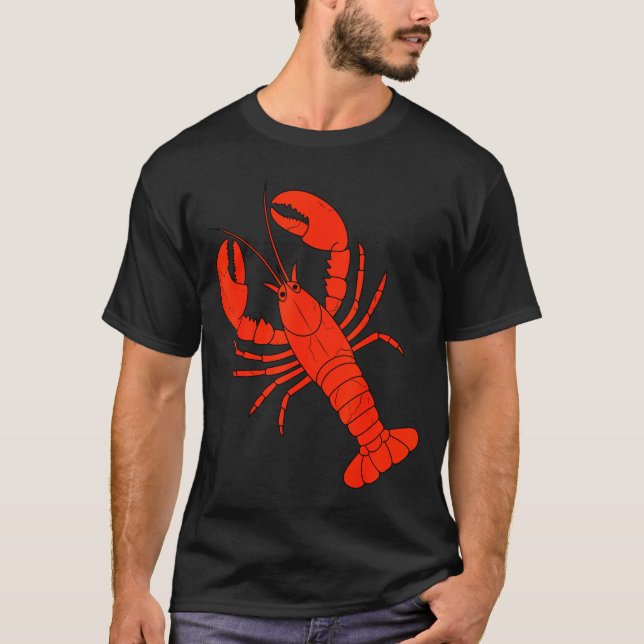 Funny Lobster Design For Men Women Kids Animal Lob T-Shirt (Front)