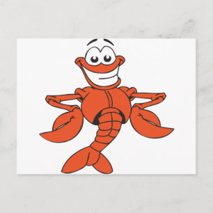Funny Lobster Postcard