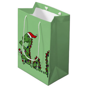 Funny Loch Ness Monster Christmas Gift Bag
