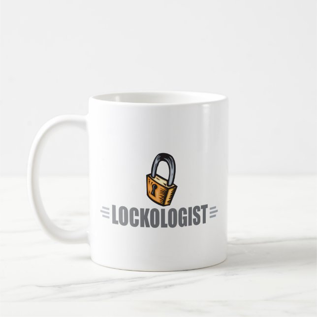 Funny Locksmith Coffee Mug (Left)