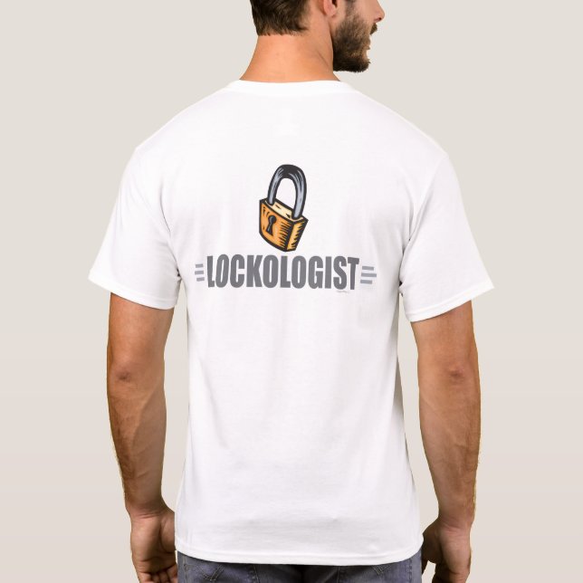 Funny Locksmith T-Shirt (Back)