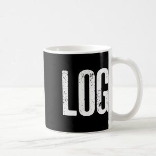 Funny Log Halloween Beaver Log Meme Coffee Mug