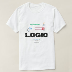 Funny Logic Code Mode On Programming T-Shirt