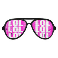 Funny LOL party shades | Laugh out loud glasses