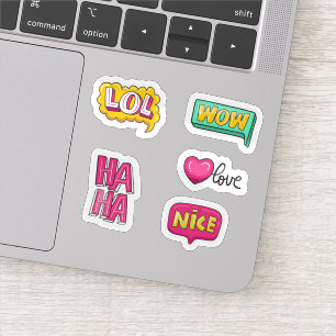 Funny lol sticker set