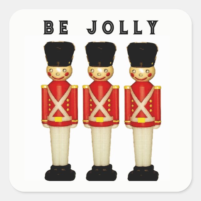 Funny London England Square Sticker (Front)