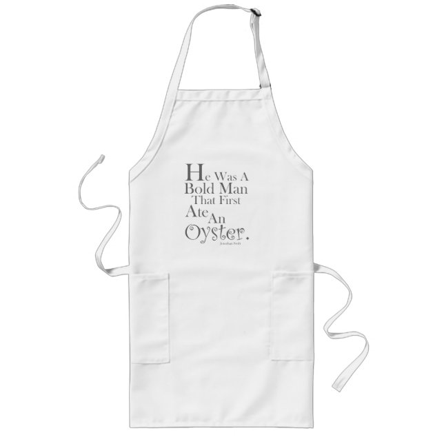 Funny Long Kitchen Apron (Front)