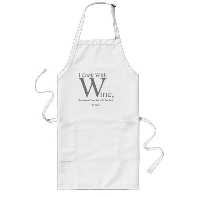 Funny Long Wine Apron (Front)