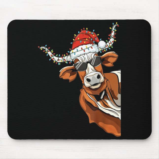 Funny Longhorn Cow Name Pride Gift For Men Women K Mouse Pad (Front)