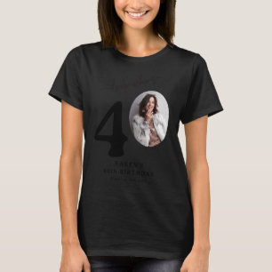 Funny Look Whos 40 Stylish 40th Birthday T-Shirt