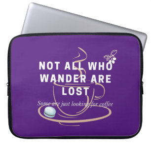 Funny Looking for Coffee Quote Gel Mouse Pad Laptop Sleeve