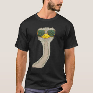 Funny Looking Ostrich Bird Africa T-Shirt