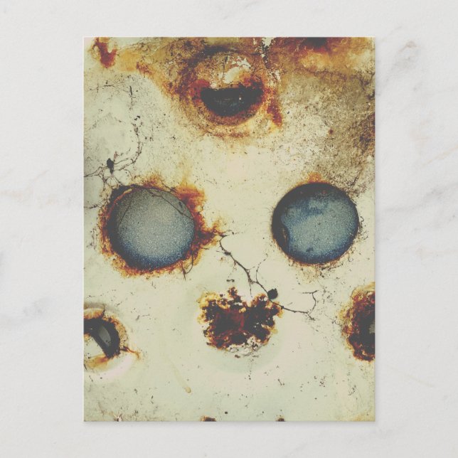 Funny Looking Rusty Abandoned Object Postcard (Front)