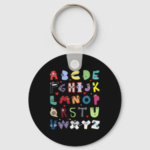 Funny Lore Alphabet A To Z Hi Letter For Kids Boys Key Ring