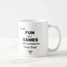 Funny Losing WiFi Internet - White
