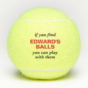 Funny Lost Ball Quote with Personalised Name
