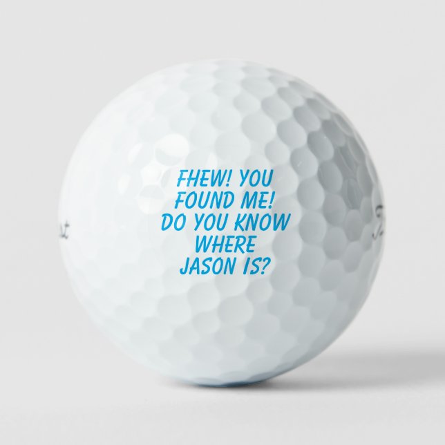 Funny lost golf ball (Front)