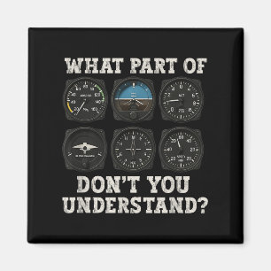 Funny Lot Art Men Women Aviation Airline Lot Instr Magnet