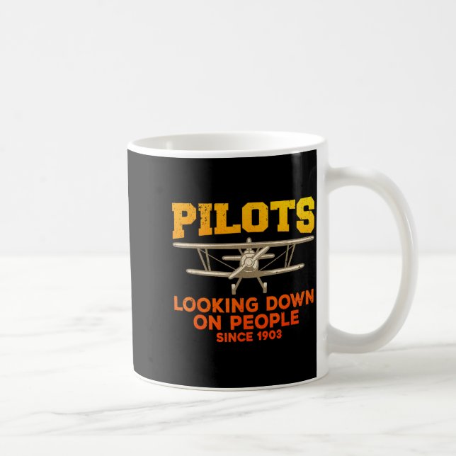 Funny Lot Design For Men Women Aviation Aeroplane  Coffee Mug (Right)