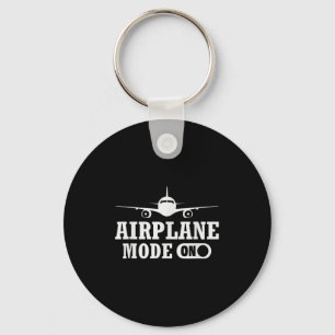 Funny Lots Aviation Flight Aeroplane Lot Mode On M Key Ring