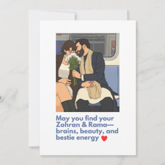 Funny Love Cute – May You Find Your Zohran & Rama Holiday Card