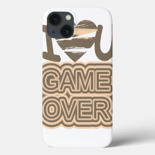 Funny Love Game Over iPhone 13 Case