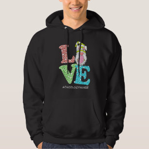 Funny Love Gnome Oncology Nurse Leopard Happy East Hoodie