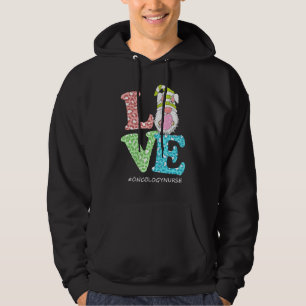 Funny Love Gnome Oncology Nurse Leopard Happy East Hoodie