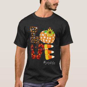 Funny Love jujulife Pumpkin Flip Flops juju Life H T-Shirt