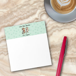 Funny “Love Moo Bestie” Personalised Best Friends Notepad