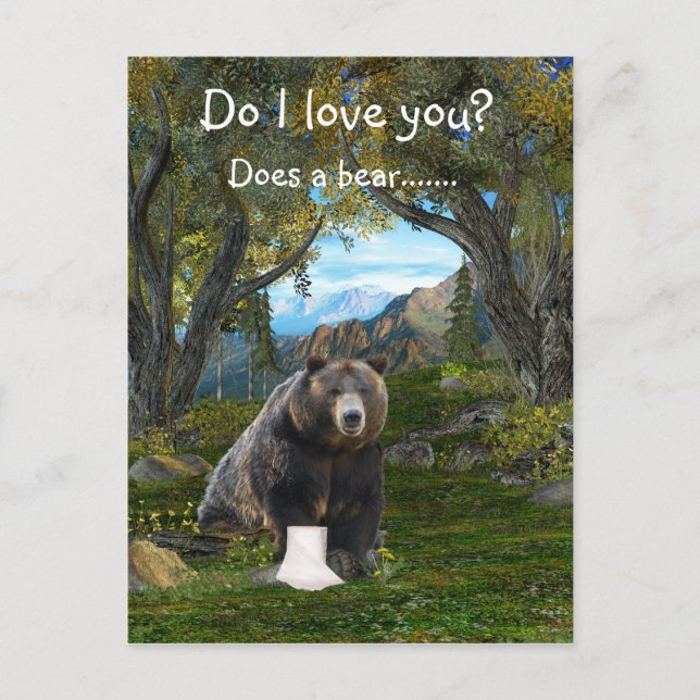 Funny love postcard (Front)