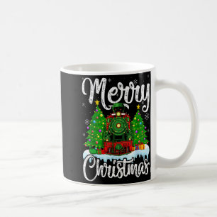 Funny Lover Xmas Lighting Santa Train Christmas Coffee Mug