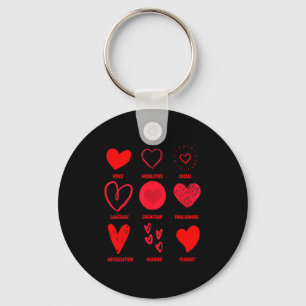 Funny Lsp Speech Language Pathologist Valentines  Key Ring