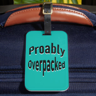 Funny Luggage Tag