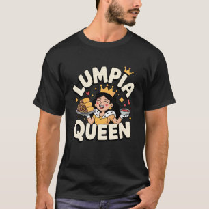 Funny Lumpia Art for Women Girls Filipino Food Lum T-Shirt