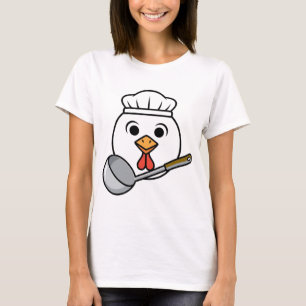 Funny Lunch Lady Shirt, Chicken Head Cafeteria Tee