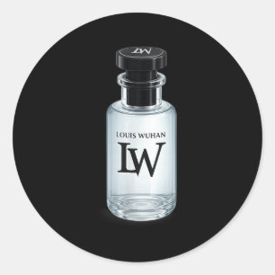 Funny lw glass bottle sprayer meme  classic round sticker