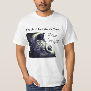 Funny Macho Gorilla Humourous Monkey T-Shirt