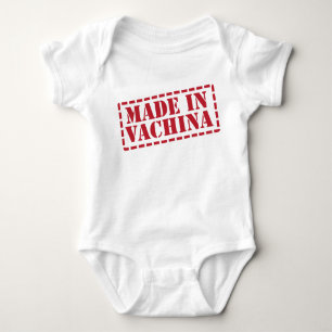Funny "Made in Vachina" Baby Creeper