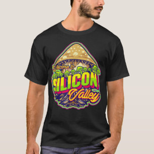 Funny Magic Mushroom Design for San Francisco Tech T-Shirt