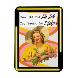 Funny Magnet Best Friend Gift "Tik Tok"