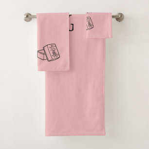 Funny Mahjong Bath Towel Set