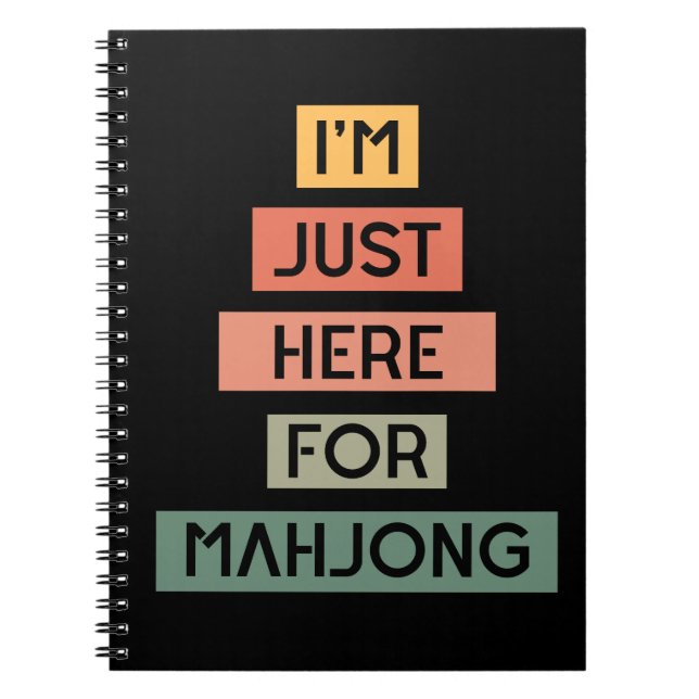 Funny Mahjong Notebook (Front)