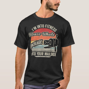 Funny Mail Carrier Fitness Retro Postal T-Shirt
