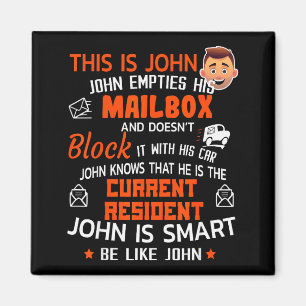 Funny Mail Carrier Gift For Stman Mailman Stal Wor Magnet